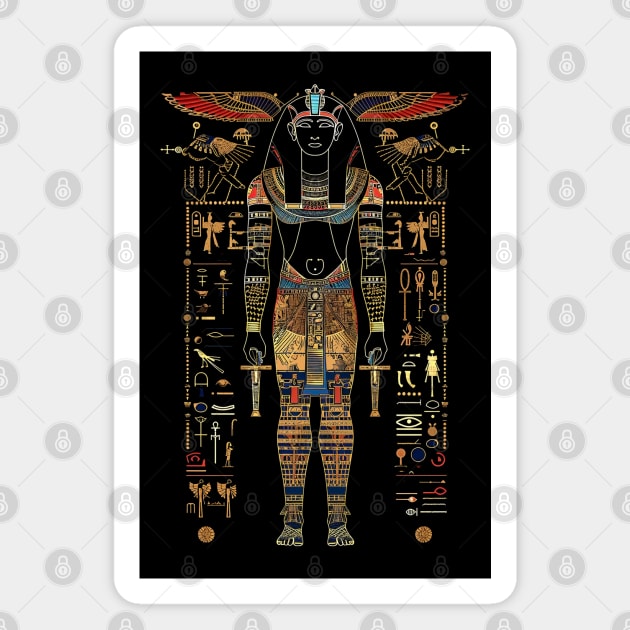 Ancient Egyptian Style Magnet by Milbaruiz